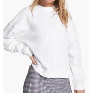 Vuori Sweatshirt Sedona Women’s  XL White Weekender Crewneck Pullover Athleisure